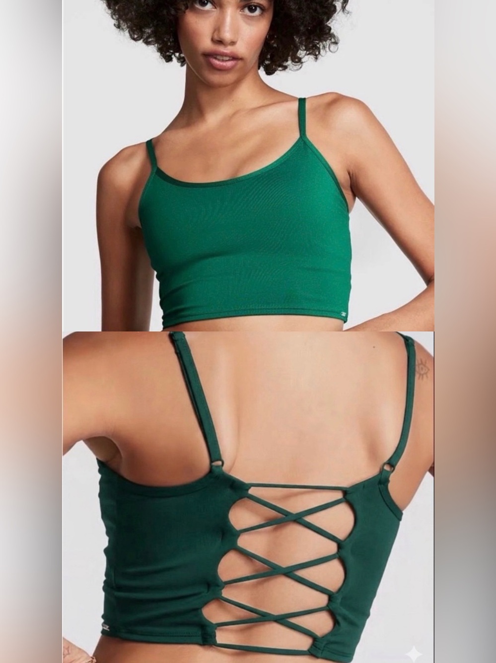 Pink Active by Victoria’s Secret green top
